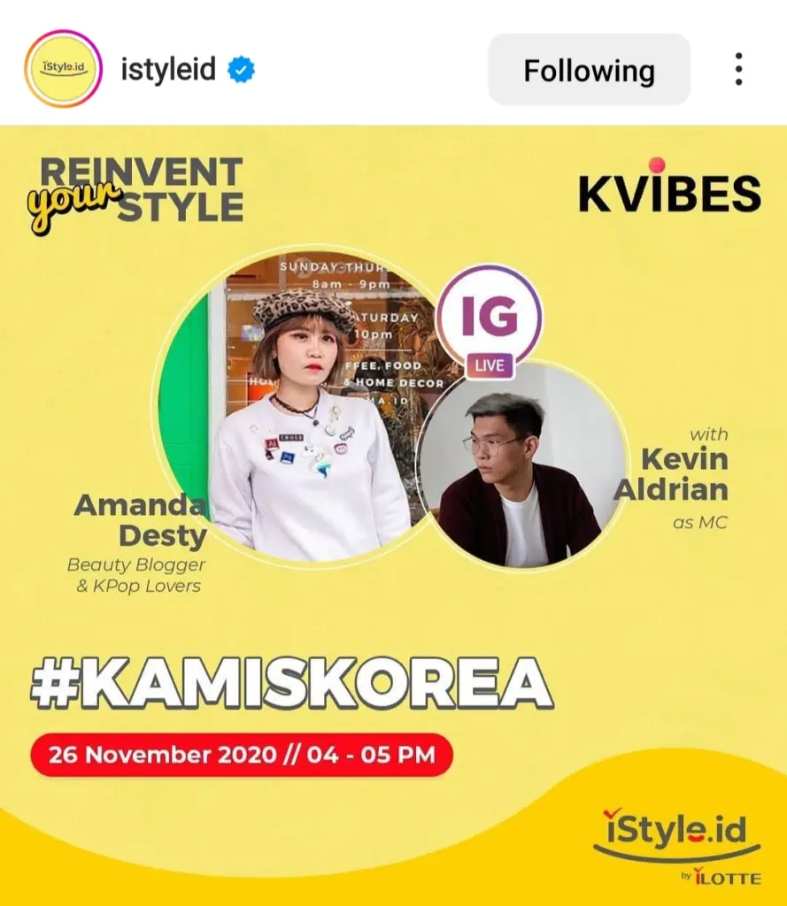 Amanda Desty as a Beauty Blogger & KPop Lovers (#KamisKorea with istyle ID) 
